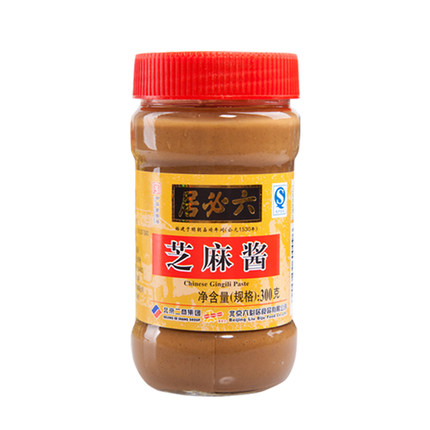 京城老字号 六必居 混合芝麻花生酱300g 9.5元 包邮