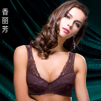 香丽芳 女士 深V缓压带薄杯文胸 9.9元 包邮 （多款可选）