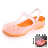 喜慕年华 女款变色果冻洞洞鞋