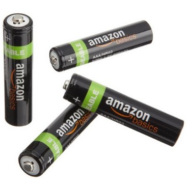AmazonBasics 亚马逊倍思 AAA型（7号）镍氢预充电可充电电池（4 节、800mAh）28元