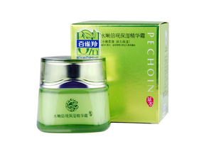 49.5元 包邮  百雀羚水嫩倍现保湿精华霜 50g