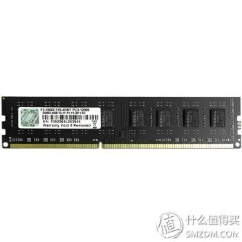 G.SKILL 芝奇 F3-1600 C11S-4 GNT DDR3 1600 4G台式机内存151元 包邮 （159-8 ）