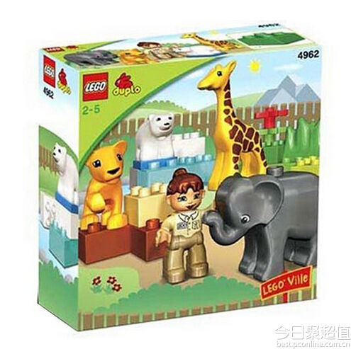 LEGO 乐高 得宝主题拼砌系列 小宝宝动物园4962 166元 美蛋直邮