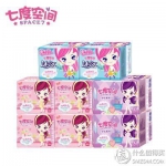 七度空间 少女纯棉超薄 92片