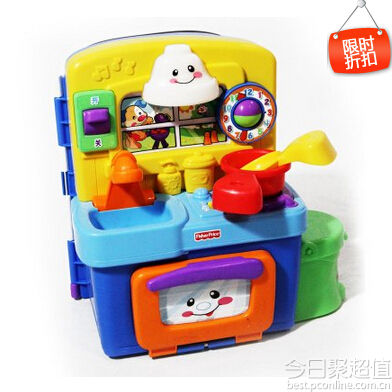 Fisher Price 费雪趣味学习厨房（双语）V8726 268.3元 包邮 （双重优惠）