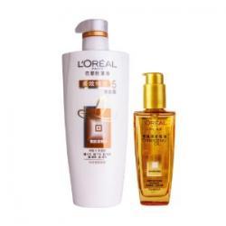 72.6元   巴黎欧莱雅洗发套装(洗700ml 精油100ml）72.6元  （92.6-20 ）