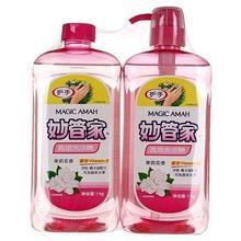 妙管家 高级洗洁精(茉莉花香)1kg+1kg 14.9元 (19.9-5 ，平时36元 )