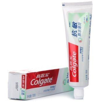 手机端：colgate 高露洁 抗敏 牙膏 120g （酷凉薄荷） 9.9元 （可满 159 -60 ）