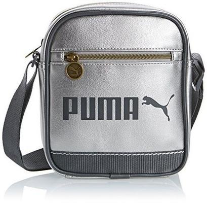 PUMA 彪马 经典生活系列 男式 小肩包 7263105 银灰色 均码 136.2元