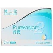 119元 BAUSCH+LOMB 博士伦 纯视2代 月抛隐形眼镜 3片装+同款月抛1片 119元