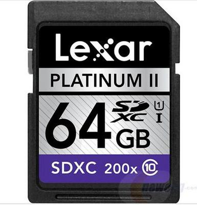 Lexar 雷克沙 64G 专业系列 200X UHS-I SDXC卡 Class10 30M/S 178元
