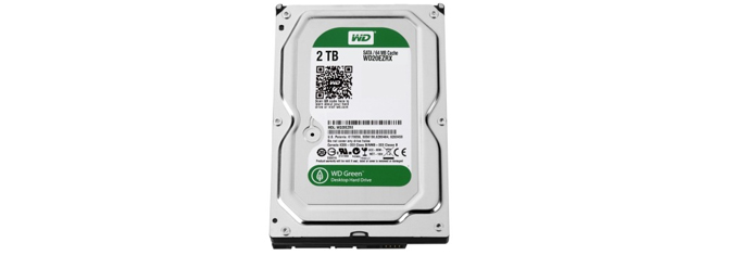 WD西部数据 SATA6Gb/s 64M 台式机硬盘 绿盘 2TB 移动端475元 新低
