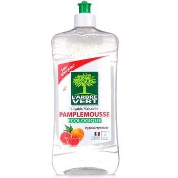 绿柏薇(L'Arbre Vert) 进口洗洁精 浓缩葡萄柚香型 750毫升,3瓶 107元 (207-100 )