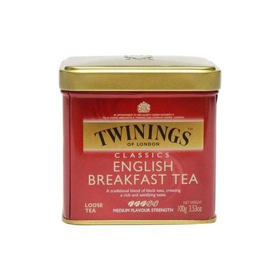 Twinings 川宁 英国早餐红茶 100g 31元  62元 （可3件5折 ）