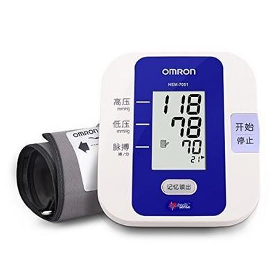Omron欧姆龙上臂式智能电子血压计HEM-7051 套装+AC电源 259.15元