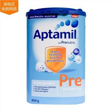 Aptamil 爱他美 婴儿奶粉 初段Pre 800g 139元 包邮
