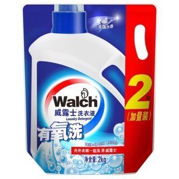 Walch/威露士 袋装有氧洗洗衣液 清新香气1.6kg+400g加量装 29.9元 可满 减