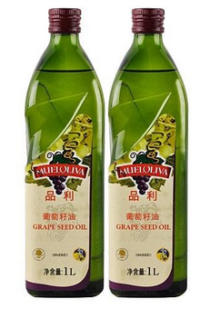 限华东：MUELOLIVA 葡萄籽油 1L*2瓶 99.9元