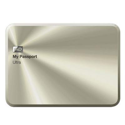 WD 西部数据 My Passport Ultra metal 纪念版移动硬盘 1T 土豪金 489元