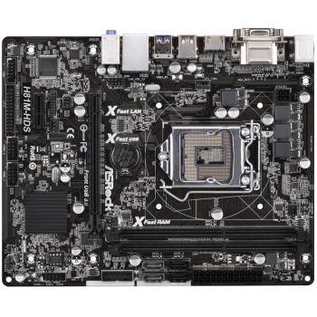 华擎（ASRock） H81M-HDS 主板 (Intel H81/LGA 1150) 299元 （319-20 ）