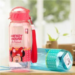 9.5元  Disney迪士尼 吸管杯户外便携运动水杯400ml 9.9元 包邮