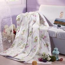 LOVO 罗莱家纺 紫茵果意双人1.5米床夏被200x230cm 折75元 (149，200-100 )