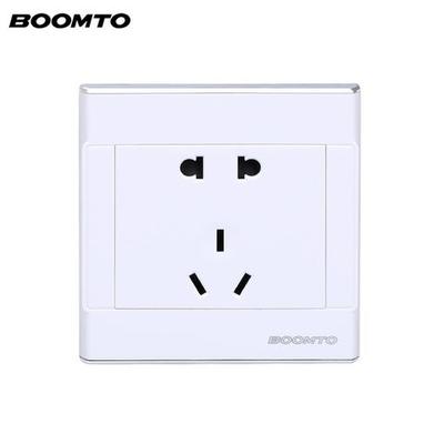 BOOMTO 开关插座 镀银边框 5孔插座 1.5元