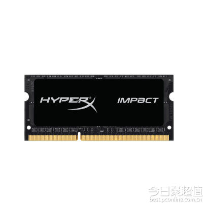 HyperX 骇客神条 DDR3 1600 8GB笔记本内存条 379元 包邮