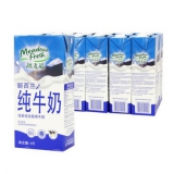 纽麦福 全脂纯牛奶 1L*12盒 苏宁易购价格