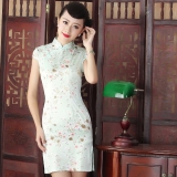 蕾倩 女士真丝绸旗袍 天猫拍下价格