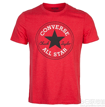 CONVERSE 匡威 2015新款男子圆领短袖T恤11236C642 79元 包邮 （119-40 ）