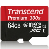 Transcend创见 MicroSDXC（TF）UHS-I 300X 64G存储卡