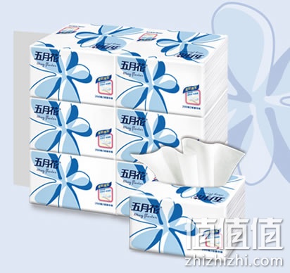 五月花纯厚经典抽纸