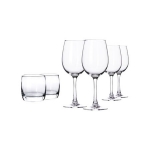 Luminarc 乐美雅 J0935 居家酒具红酒杯 4+2套装