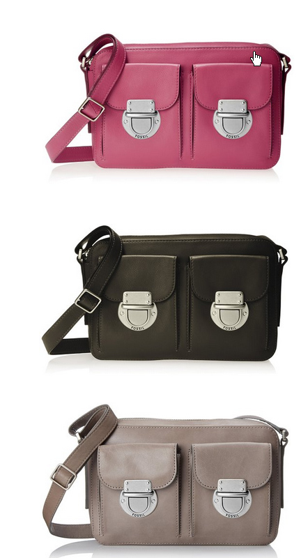Fossil 化石 Riley 女士真皮斜挎包