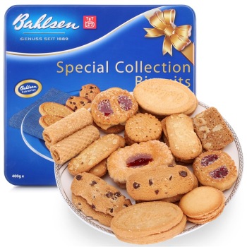 百乐顺（Bahlsen）集锦系列饼干 400g 49元 （可满 99 -50 ）