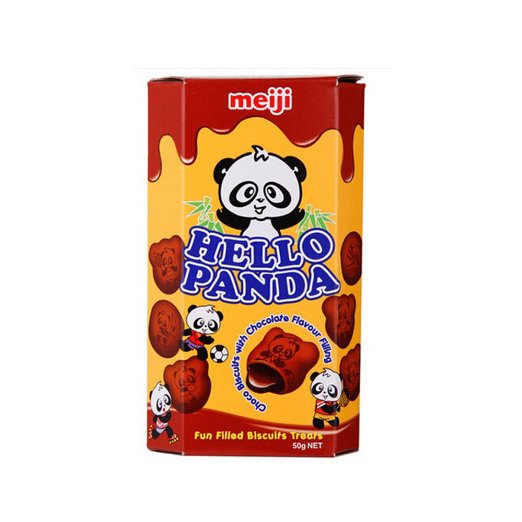 Meiji 明治 熊猫双重巧克力夹心饼干 50g 7.9元 （满 99 -30  低至5.59元 ）