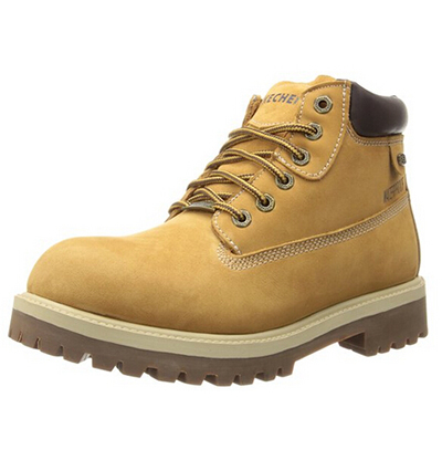 $49.98  Skechers 斯凯奇 Sergeants Verdict 男款工装靴 美国亚马逊直邮到手385元