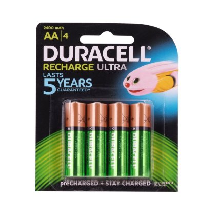 DURACELL 金霸王 AA 2400mAh 镍氢充电电池 4粒装 108元 （券 后58元 包邮 ）