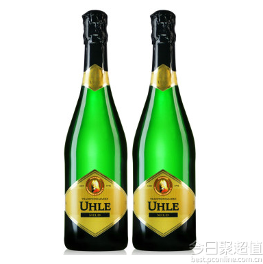 萨索 德国原瓶进口香槟起泡酒优乐甜葡萄酒750ml*2 98元 包邮