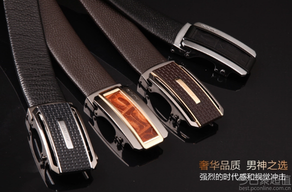 ALLFOND 欧凡迪 男士纯牛皮 自动扣皮带 158元 包邮 ，历史新低