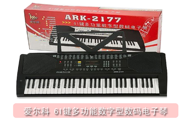 149元 爱尔科 61键电子琴 ARK-2177 149元 包邮 (229-80 )