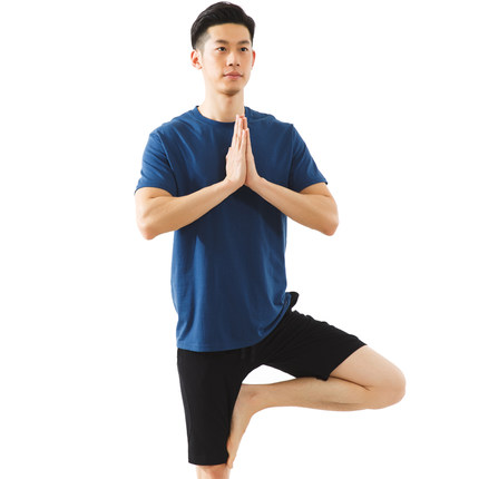 DECATHLON 迪卡侬 男士全棉短袖运动T恤 19.9元 （另有多款）