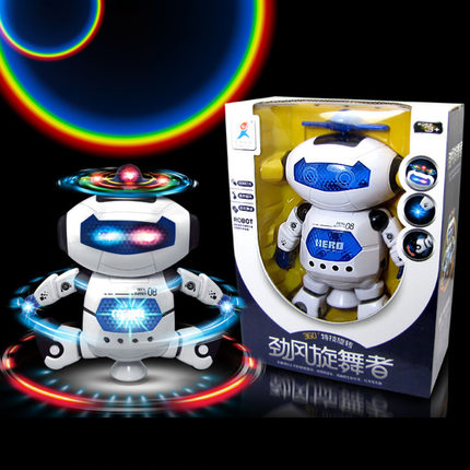 RD/仁达玩具 儿童旋转电动机器人 玩具 28元 包邮