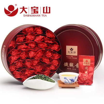 大宝山名 安溪铁观音 浓香型礼盒装250g 13.9元 包邮