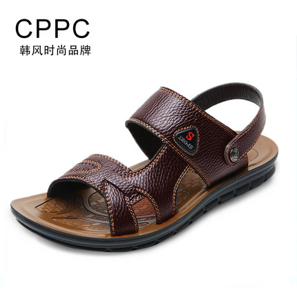 cppc 男士 夏季沙滩皮凉鞋 29元 包邮 （多色可选）