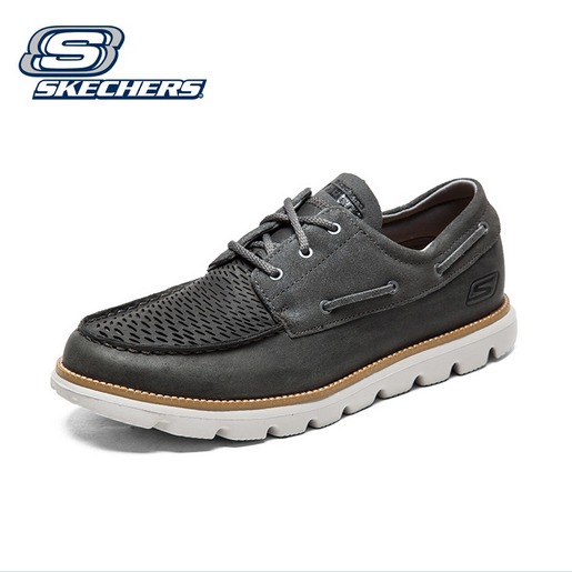 Skechers 斯凯奇 ON-THE-GO系列 男 时尚轻便绑带商务休闲鞋 53574C 205元 （断码 另有几双断码特价 ）