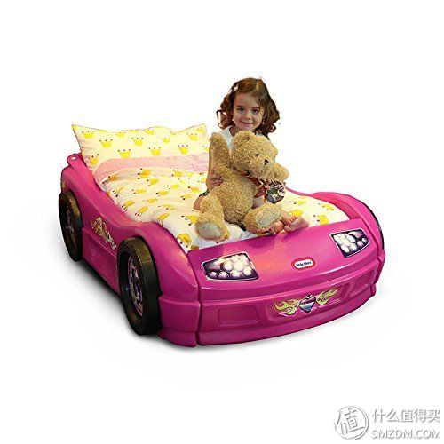 Little Tikes 小泰克 公主粉跑车儿童床1999元 包邮