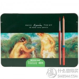 再特价 ：MARCO 马可 雷诺阿 3120-48 TN 水溶性彩色铅笔 48色铁盒装+凑单品100元 包邮 （200-100 ）