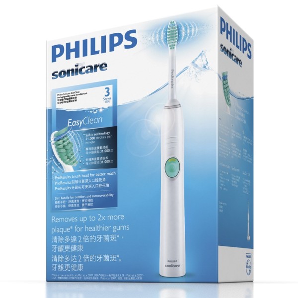 Philips飞利浦 HX6511 充电式声波震动牙刷 279元 包邮